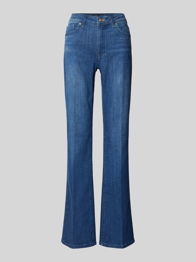 Raffaello Rossi Flared jeans met 5-pocketmodel, model 'VIC' Donkerblauw - 2