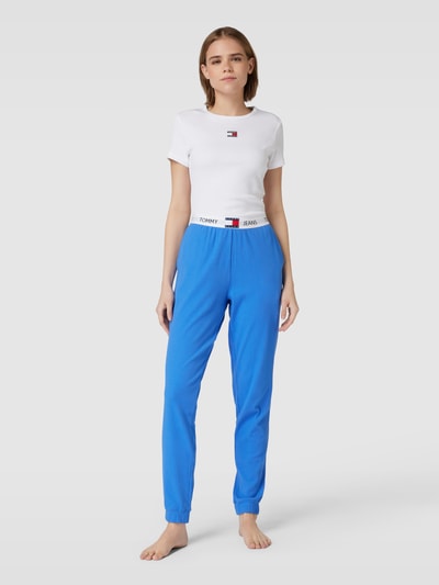 TOMMY HILFIGER Sweatpants met ribstructuur Koningsblauw - 1