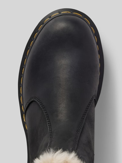 Dr. Martens Chelsea boots van leer met binnenvoering, model 'Leonore' Zwart - 3