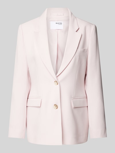 Selected Femme Żakiet w jednolitym kolorze model ‘FRITA’ Różowy 2