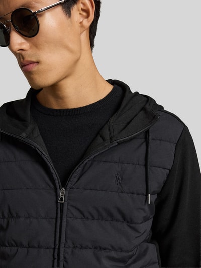 Polo Ralph Lauren Regular Fit Strickjacke aus Baumwoll-Mix Black 3