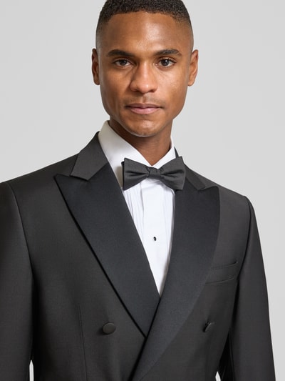 CG - Club of Gents 1-knoops colbert met reverskraag, model 'Phoenix' Zwart - 3