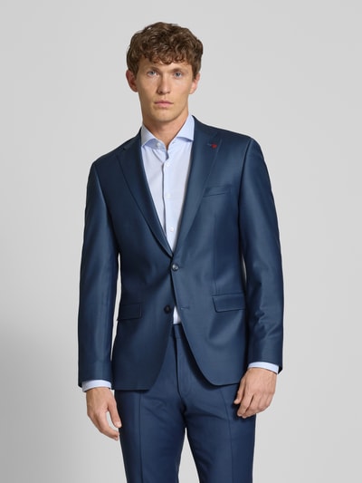 Roy Robson Slim fit pak van een mix van scheerwol en elastaan Koningsblauw - 4