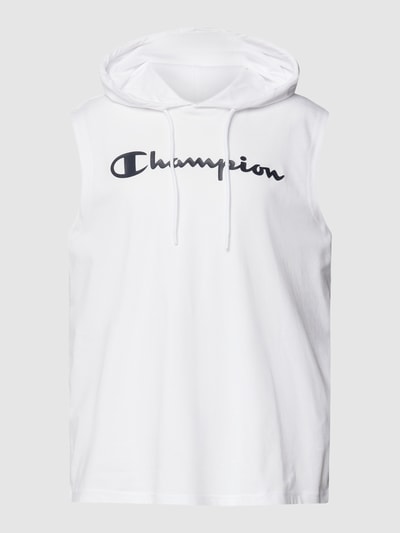 Champion Tanktop mit Kapuze Modell 'Hooded Sleeveless T-Shirt' Weiss 2