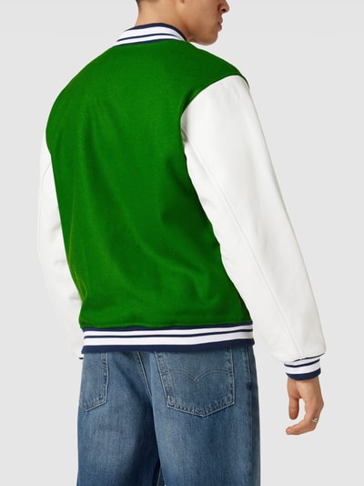 The Hundreds Collegejack met labeldetails Groen - 5