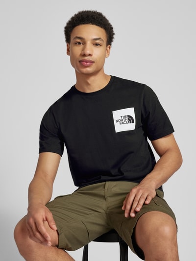 The North Face T-shirt z nadrukiem z logo model ‘FINE’ Biały 3