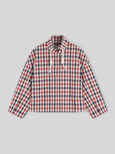 Tommy Hilfiger Boxy Fit Hemdjacke aus reiner Baumwolle Marine 2
