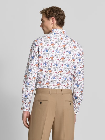 Jake*s Koszula o kroju slim fit biznes z kołnierzykiem typu kent Biały 5