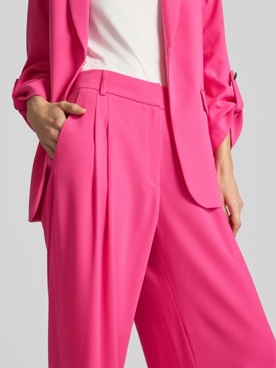 s.Oliver BLACK LABEL Relaxed Fit Anzughose aus Crêpe Pink 3