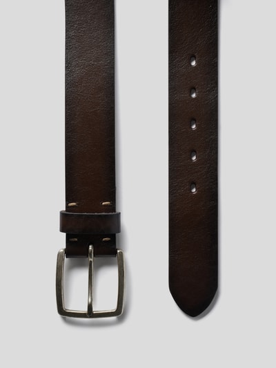 Lloyd Men's Belts Leren ceintuur met doornsluiting Donkerbruin - 3