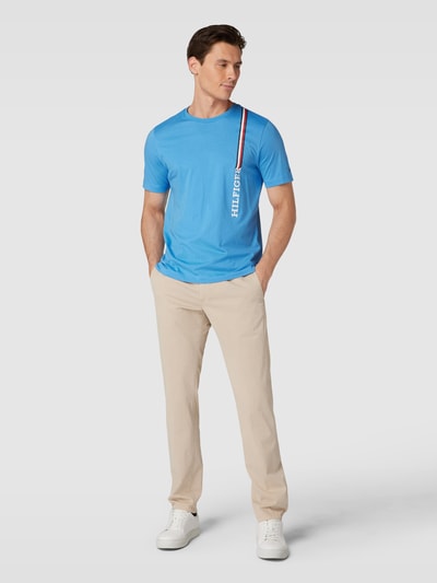 Tommy Hilfiger T-Shirt mit Label-Details Aqua 1