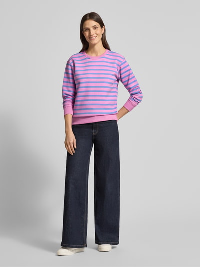 Christian Berg Woman Regular Fit Sweatshirt aus Baumwoll-Mix Rosa 1