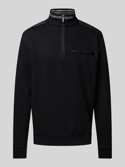 bugatti Sweatshirt mit Label-Detail Black 1