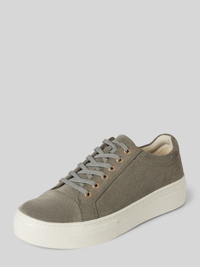 Vagabond Leren sneakers met labeldetail, model 'ZOE' Lichtgrijs - 1