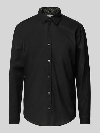 JOOP! Jeans Freizeithemd mit Knopfleiste Modell 'Hanson' Black 2