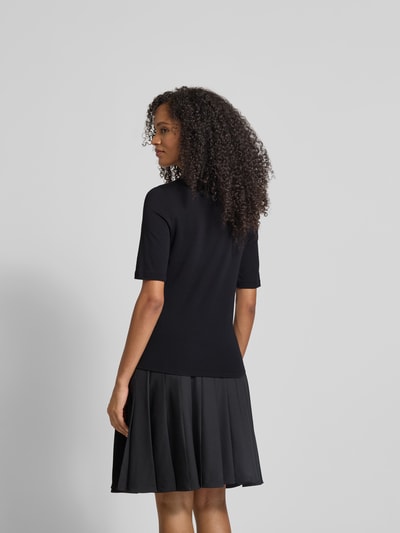 Juvia Slim Fit T-Shirt mit Rollkragen Black 5