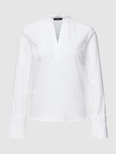 MORE & MORE Bluse mit Tunikakragen Weiss 2
