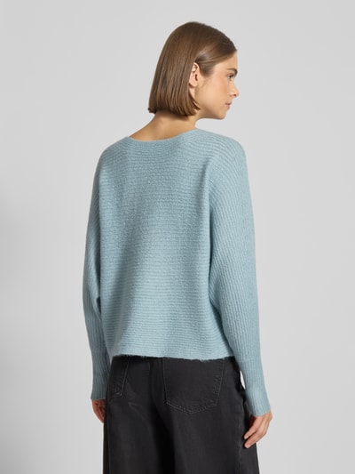 ONLY Regular Fit Strickpullover mit Fledermausärmel Modell 'DANIELLA' Ocean Melange 5