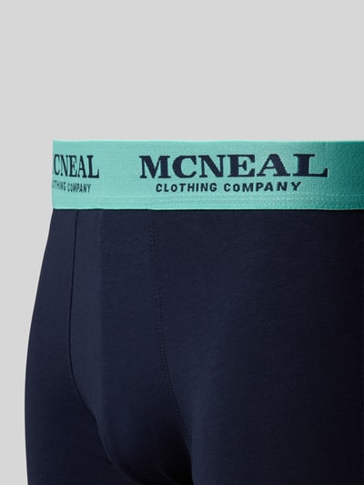 MCNEAL Trunks mit elastischem Label-Bund im 3er-Pack Marine 2