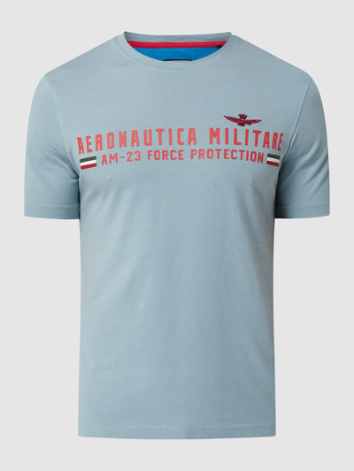 Aeronautica Militare T-Shirt mit Logo Blau 2