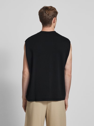 REVIEW Tanktop mit Strukturmuster Black 5