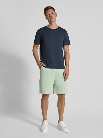 Tom Tailor Denim Relaxed Fit Sweatshorts aus Baumwoll-Mix Mint 1