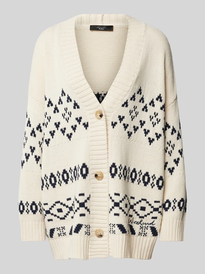 Weekend Max Mara Cardigan met knoopsluiting, model 'ACACIA' Offwhite - 2