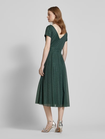 Vera Mont Knielanges Cocktailkleid in Wickel-Optik Lind 5