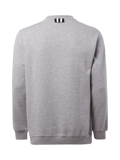 adidas Originals Sweatshirt mit Zierstreifen und Logo-Stickerei Hellgrau Melange 3