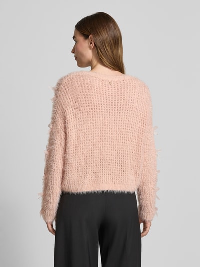 Guess Gebreide pullover met strikdetails Roze - 5