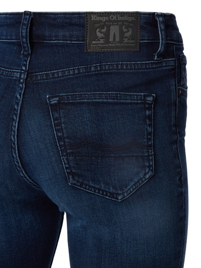 KINGS OF INDIGO Flared high rise jeans met stretch, model 'Marie'   Blauw - 2