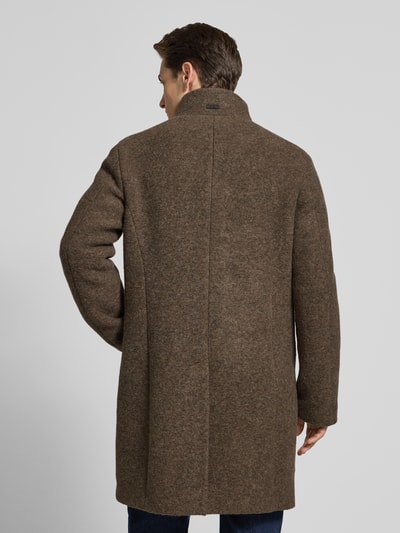 Cinque Mantel aus Schurwoll-Mix Modell 'BURTON' Taupe 5