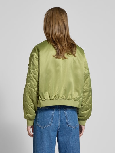 Beaumont Amsterdam Bomberjack met tweewegsritssluiting, model 'HADY' Olijfgroen - 5