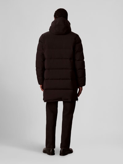 CK Calvin Klein kurtka pikowana o kroju regular fit z odpinanym kapturem Czarny 4