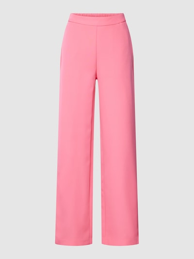 Pieces Stoffhose mit elastischem Bund Modell 'BOSSY' Pink 2