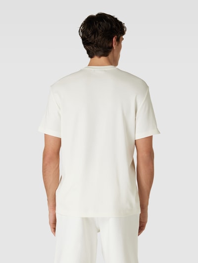 CK Calvin Klein T-shirt met labelstitching Offwhite - 5