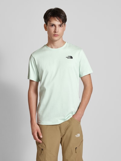 The North Face T-shirt z nadrukiem z logo model ‘REDBOX’ Jasnozielony 4