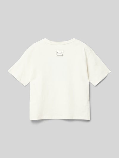 Mango T-Shirt mit Motiv-Print Modell 'camy' Offwhite 3
