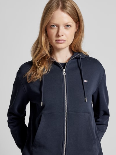 Gant Sweatjacke mit Kapuze Marine 3