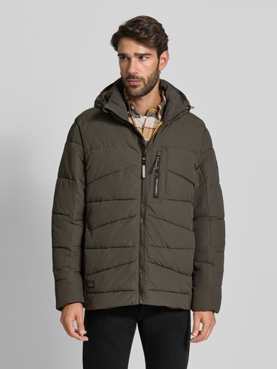 camel active Kurtka pikowana z kapturem Ciemnobrązowy 4