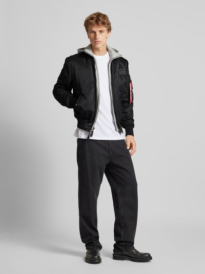 Alpha Industries Bomberjacke mit Stehkragen Black 1