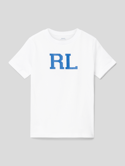 Polo Ralph Lauren Kids T-shirt met labeldetail Wit - 1