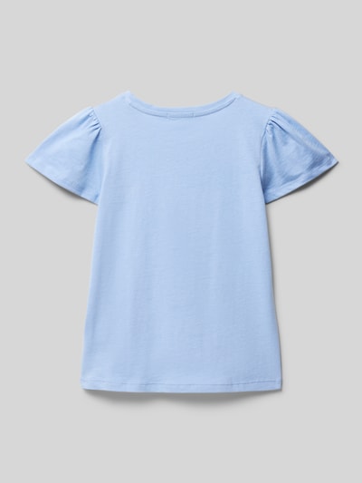 Tom Tailor T-shirt met pailletten Bleu - 3