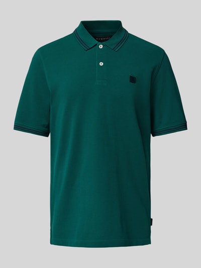 bugatti Koszulka polo z obszyciem w kontrastowym kolorze Zielony 2