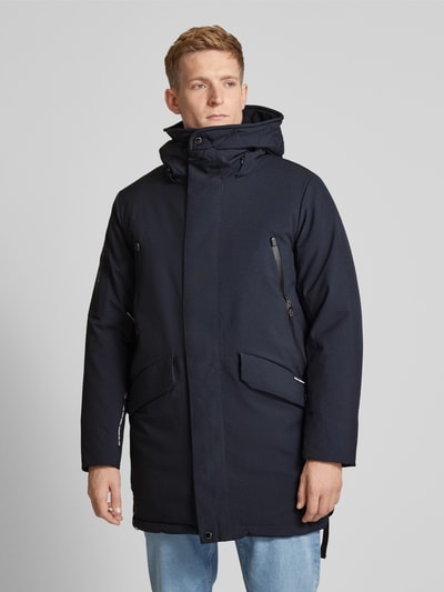 khujo Jacke mit Kapuze Modell 'Carl' Marine 4