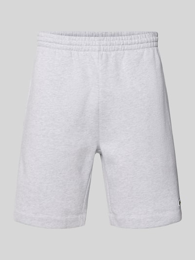 Produktfoto, Regular Fit Sweatshorts aus Baumwoll-Mix von Lacoste, efekt: jednolity kolor, krój regular fit, naszywka z logo, ściągacz, wpuszczane kieszenie, kieszeń z tyłu, wykończenie materiału: dzianina dresowa, materiał: mieszanka bawełny