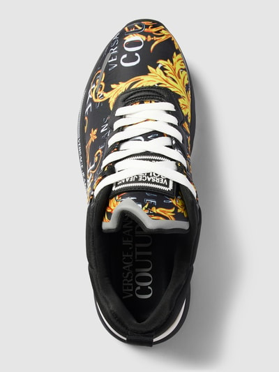 Versace Jeans Couture Sneaker mit Label-Details Modell 'FONDO' Black 4