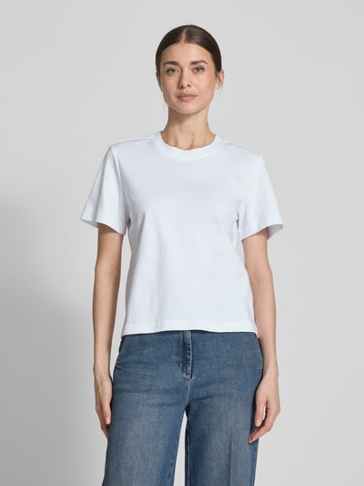 s.Oliver RED LABEL Regular Fit T-Shirt aus reiner Baumwolle Weiss 4