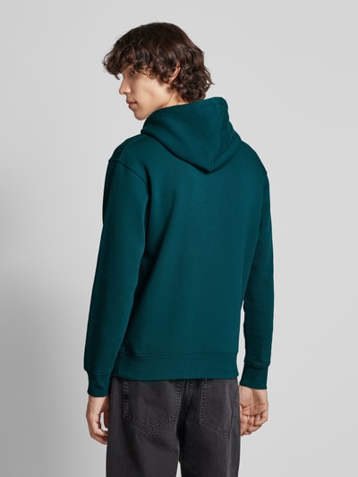 Jack & Jones Hoodie met kangoeroezak, model 'STAR' Petrol - 5