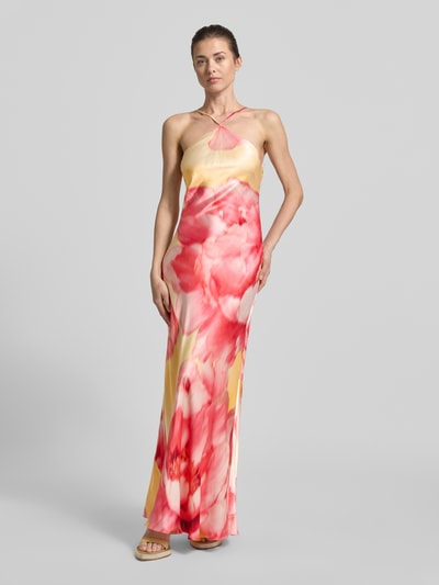 Forever New Maxikleid aus Viskose mit Allover-Look Rosa 4